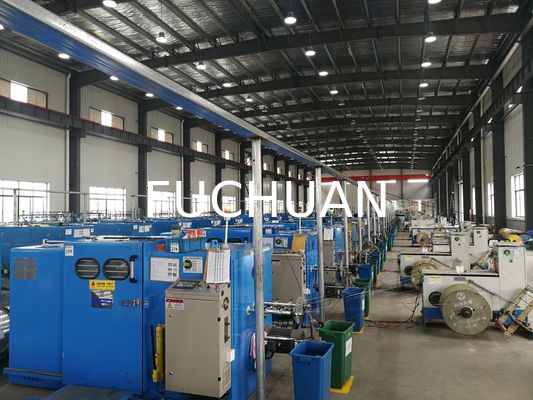 Mesin Bunching Kawat Tembaga 0,03-2,14mm Peralatan Industri Memutar