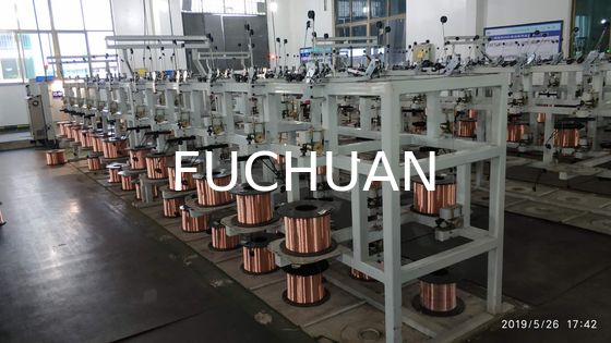 0.03-2.52mm Kawat Tembaga Kaleng Mesin Bunching Kabel Membuat Peralatan Memutar