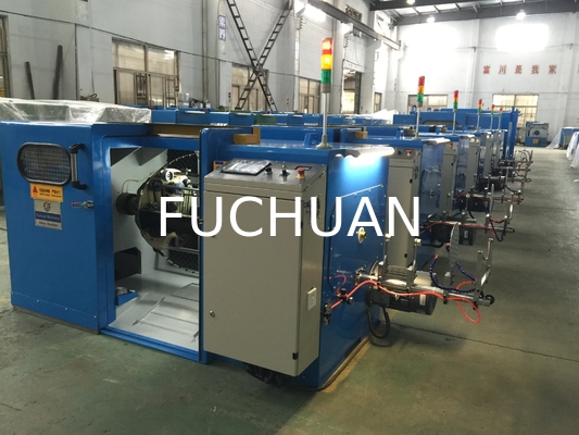 0.03-0.64mm Electric Copper Wire Making Twisting Buncher Mesin