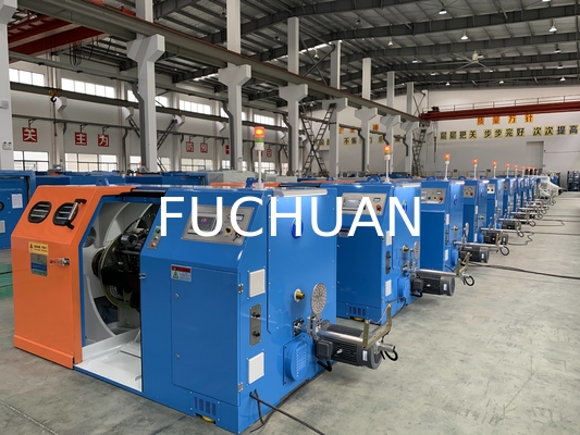 220V 7.5KW Cable Twister Tool Ral5015 Sky Blue Coating Disesuaikan