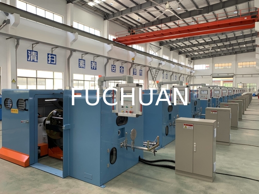 Fuchuan High Speed Double Twisting Stranding Machine Buncher Dengan Pitch Elektronik