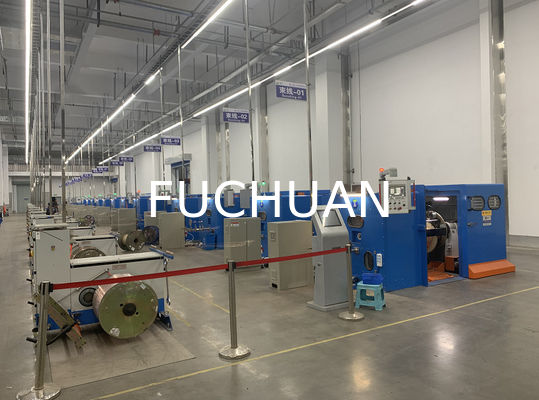 Mesin Pilin Ganda Kabel Tembaga Fuchuan Peralatan Kecepatan Tinggi