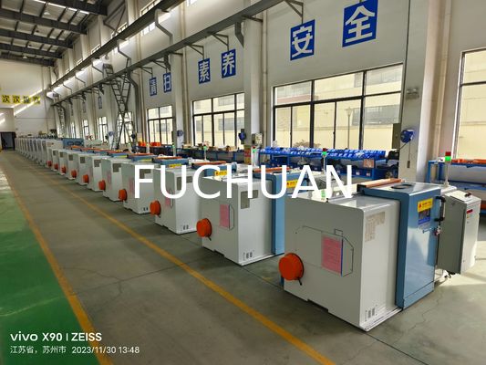 15-60mm Pitch Scope Double Twist Bunching Machine Spesifikasi Produksi Kawat