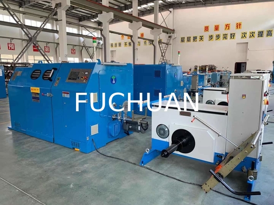 Kecepatan Cepat 4500KG Tembaga Wire Bunching Machine Untuk Produksi Wire Diameter 0.2-1.04mm