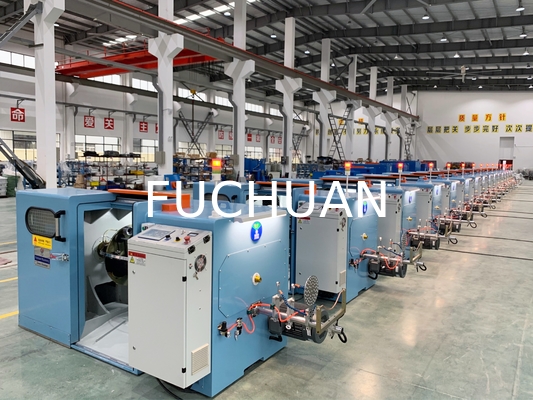Wire Diameter 0.2-1.04mm Tembaga Wire Bunching Machine Kapasitas 100-350kg/h Untuk Tembaga Plated Aluminium