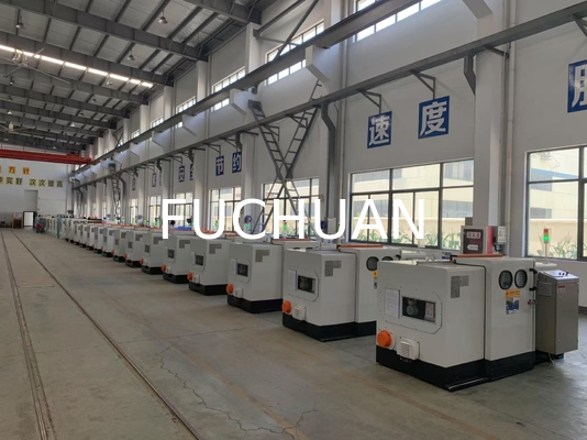 S atau Z Twist Direction Copper Wire Bunching Twisting Buncher Machine Electric Changing Pitches dengan Sistem Kontrol PLC