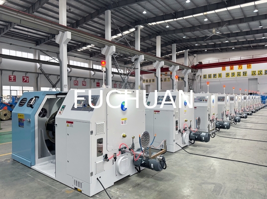 7.5KW Tembaga Wire Bunching Machine Untuk Wire Diameter 0.2-1.04mm 4500KG Kapasitas Beban