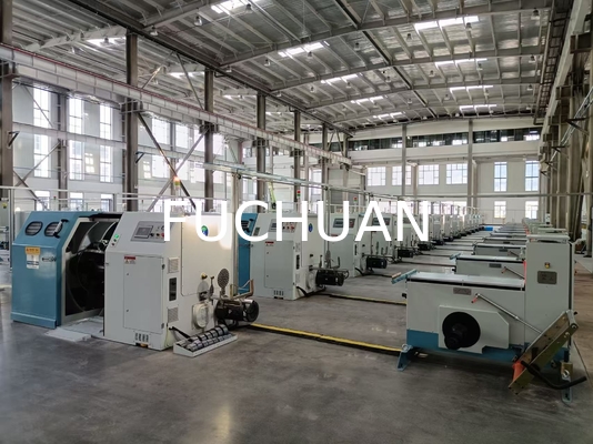 220V / 380V Tegangan Otomatis Tembaga Wire Bunching Mesin Dengan 110m / menit Kecepatan