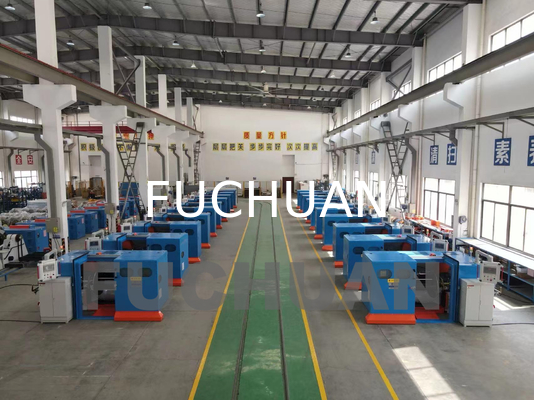 Fuchuan High Speed Double Twisting Stranding Machine Buncher Dengan Pitch Elektronik