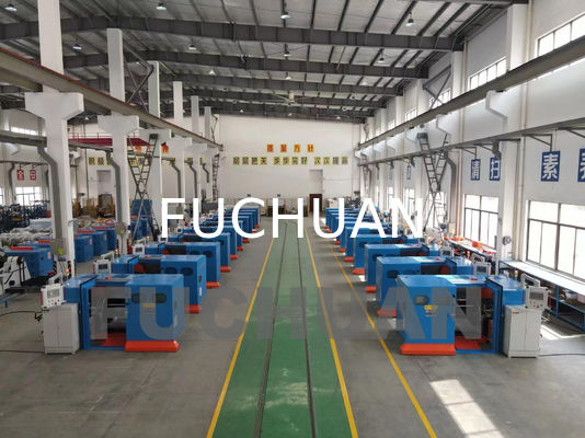 Mesin Wire Bunching Double Twist Bare Copper Wire Menggabungkan Pitch Penggantian Elektronik