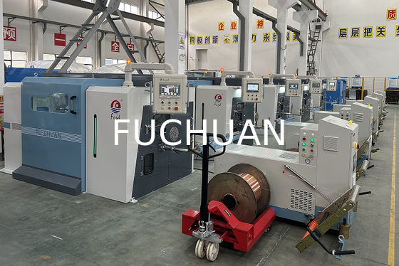Peralatan Stranding Mesin Bunching Kawat Tembaga Putaran Ganda Pitch Elektronik Canggih