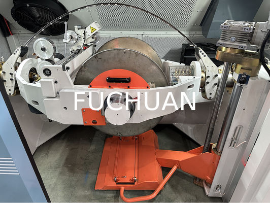 S atau Z Twist Direction Copper Wire Bunching Twisting Buncher Machine Electric Changing Pitches dengan Sistem Kontrol PLC