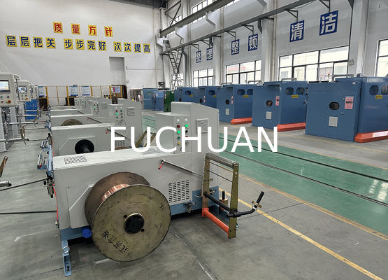 S atau Z Twist Direction Copper Wire Bunching Twisting Buncher Machine Electric Changing Pitches dengan Sistem Kontrol PLC