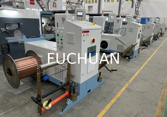 Fuchuan High Speed Double Twisting Stranding Machine Buncher Dengan Pitch Elektronik