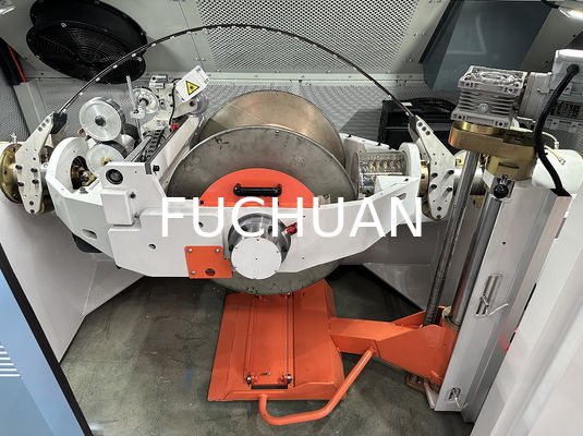 S atau Z Twist Direction Copper Wire Bunching Twisting Buncher Machine Electric Changing Pitches dengan Sistem Kontrol PLC