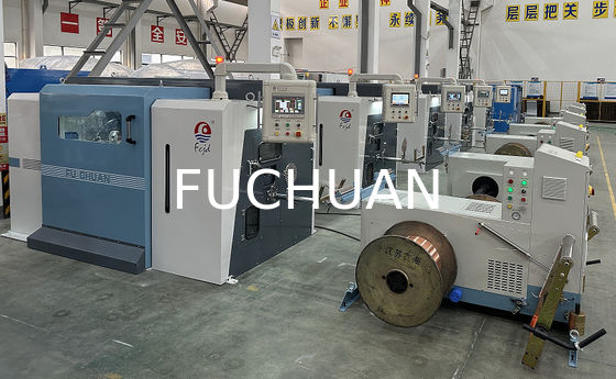 S atau Z Twist Direction Copper Wire Bunching Twisting Buncher Machine Electric Changing Pitches dengan Sistem Kontrol PLC