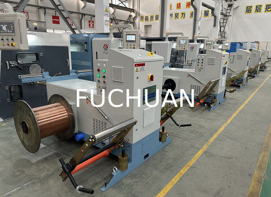 S atau Z Twist Direction Copper Wire Bunching Twisting Buncher Machine Electric Changing Pitches dengan Sistem Kontrol PLC