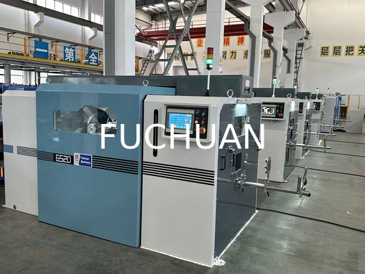 Peralatan Konduktor Terdampar Mesin Bunching Putar Ganda Kecepatan Tinggi Fuchuan