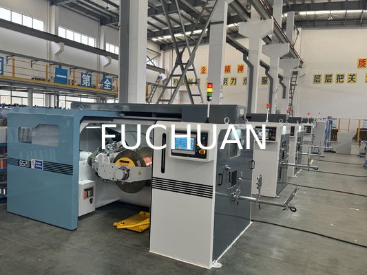 Peralatan Konduktor Terdampar Mesin Bunching Putar Ganda Kecepatan Tinggi Fuchuan