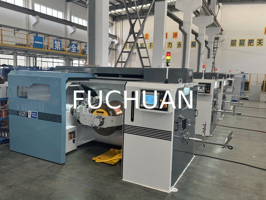 Kawat Kaleng Kawat Tembaga Terdampar 630 Mesin Bunching Putar Ganda Fuchuan