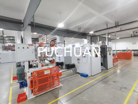 Tembaga 0.8-2.8mm Kabel Inti Kawat Mesin Bunching Putar Ganda Buncher Memutar Gulungan