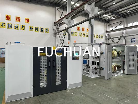 Tembaga 0.8-2.8mm Kabel Inti Kawat Mesin Bunching Putar Ganda Buncher Memutar Gulungan