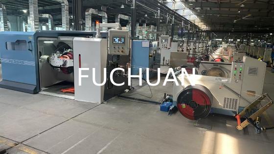 Tembaga 0.8-2.8mm Kabel Inti Kawat Mesin Bunching Putar Ganda Buncher Memutar Gulungan