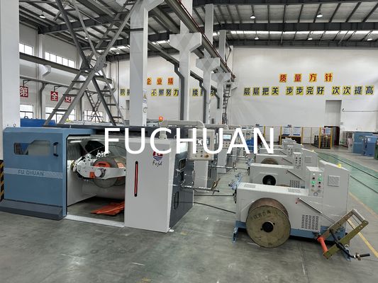 Tembaga 0.8-2.8mm Kabel Inti Kawat Mesin Bunching Putar Ganda Buncher Memutar Gulungan
