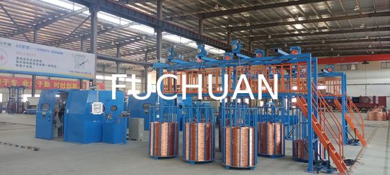 Tembaga 0.8-2.8mm Kabel Inti Kawat Mesin Bunching Putar Ganda Buncher Memutar Gulungan