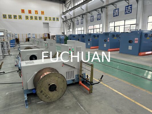 Konstruksi Kuat Mesin Double Twist Bunching Pengoperasian Kecepatan Tinggi Wire Stranding yang Tepat