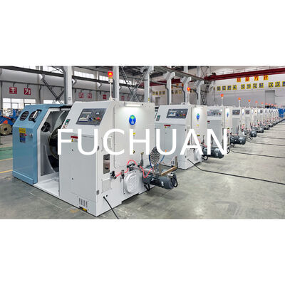 Mesin Bunching Putar Ganda Otomatis 650B Berkecepatan Tinggi Kawat Tembaga Fuchuan