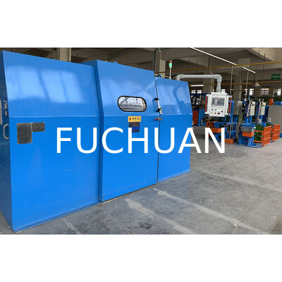Mesin Bunching Kawat Tembaga Putar Ganda Otomatis 1000B Berliku Fuchuan