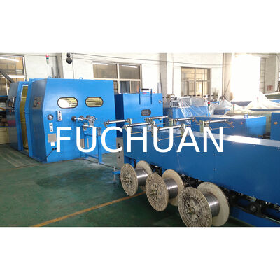 Mesin Bunching Kawat Tembaga Putar Ganda Otomatis 1000B Berliku Fuchuan