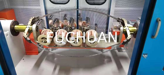Mesin Bunching Kawat Tembaga Stabil Kawat Memutar Membayar Peralatan 3000 RPM