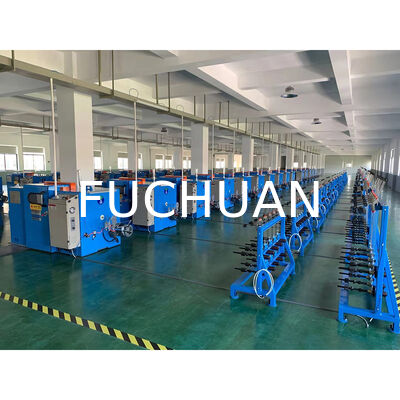 Fuchuan 400b Mesin Bunching Kecepatan Tinggi untuk kawat tembaga halus Stepless Twisting Pitch Adjusting Kabel Mesin